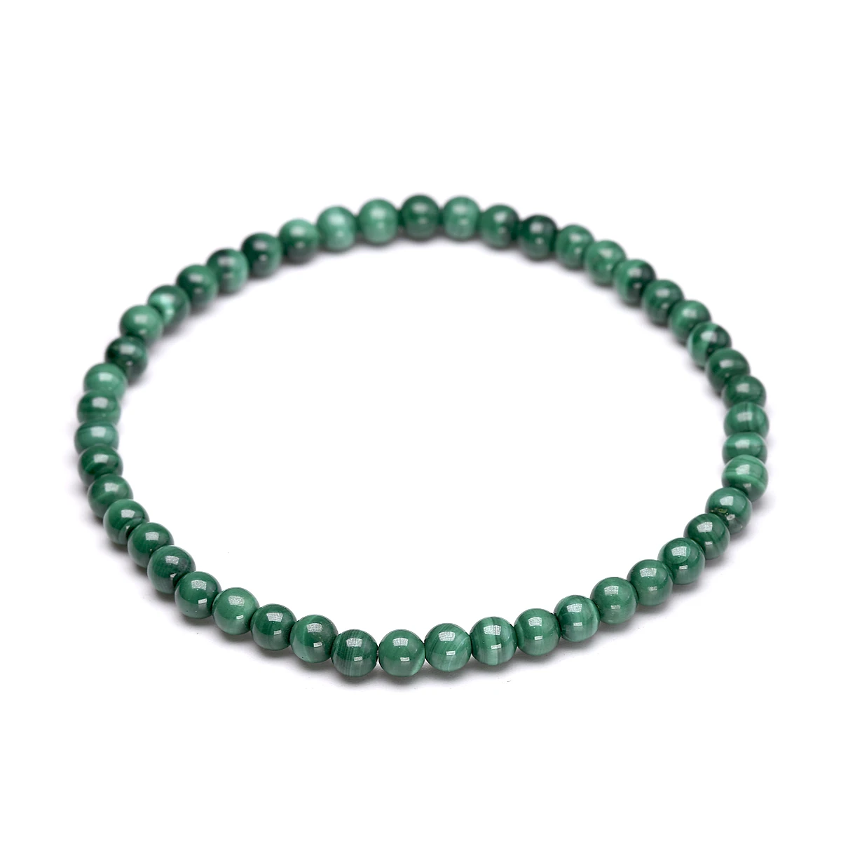 

4mm Natural Gemstone Green Malachite Amethyst Labradorite Bracelet for Women Wide Selection