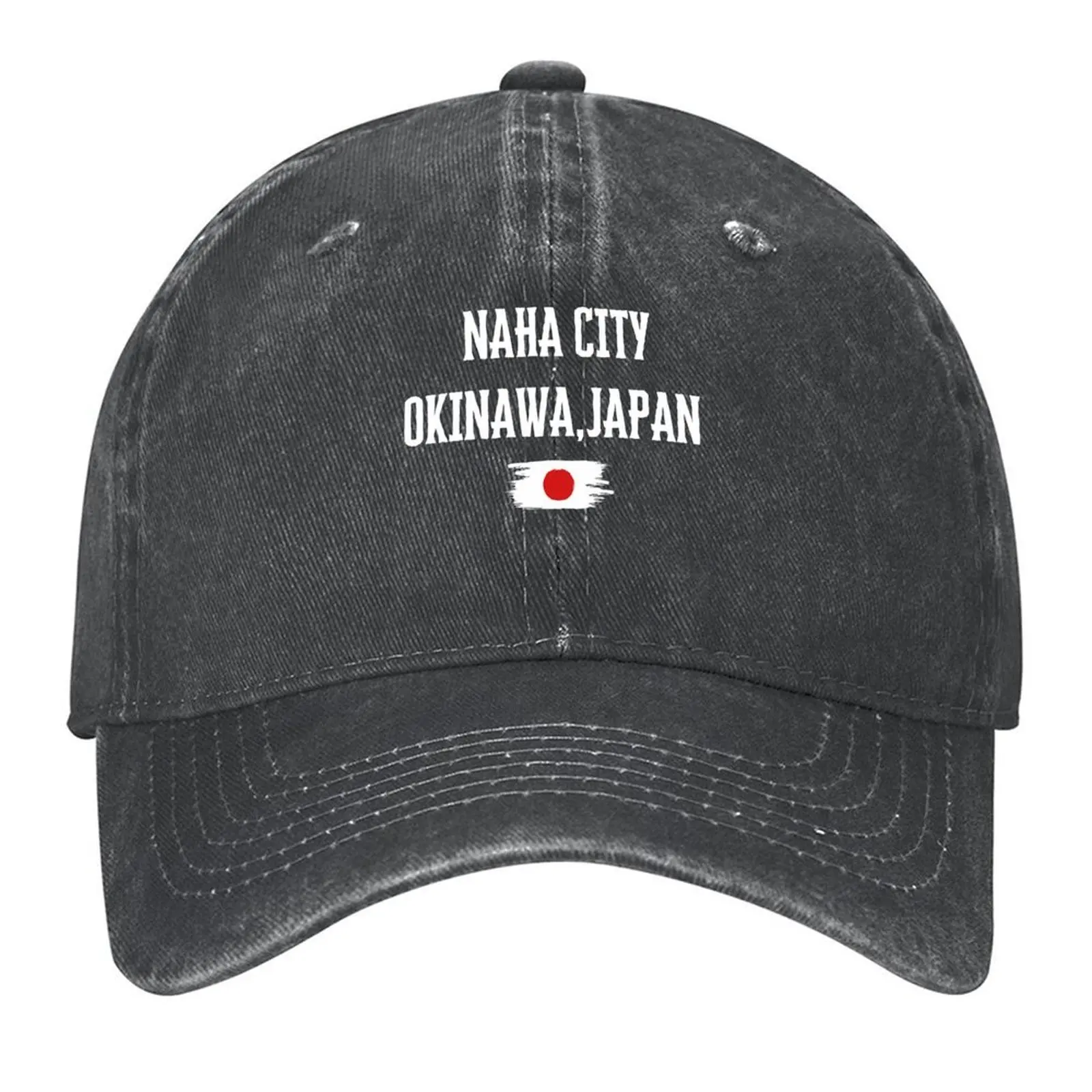 

Naha City Okinawa Japan Design - Japan Flag Design - Karate Design Baseball Cap Fashion Beach For Girls Men's