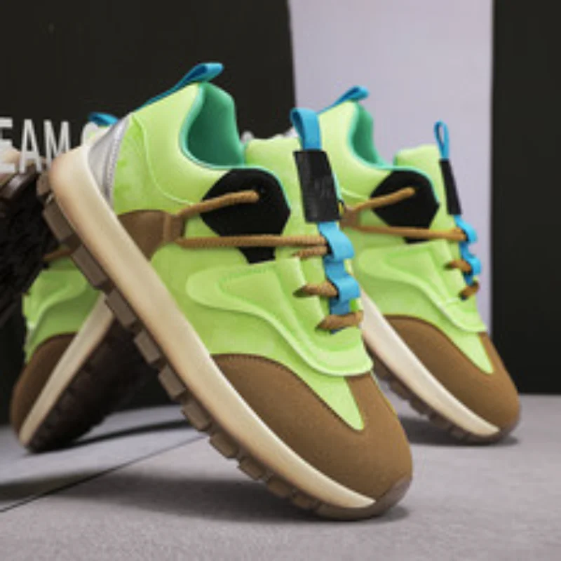 

2025Trendy Men's Streetwear Casual Sneakers Summer Mesh Sports Men's Shoes Breathable Jogging Shoes Men Designer kids sneakers