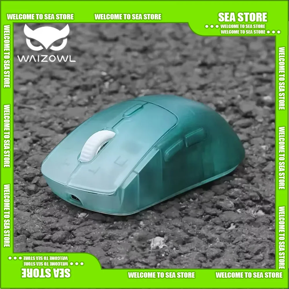 Waizowl OGM Pro Gaming PC Mouse PAW3395 Wireless Bluetooth 3-mode E-sports Customize Mouse Laptops Accessories Ergonomics