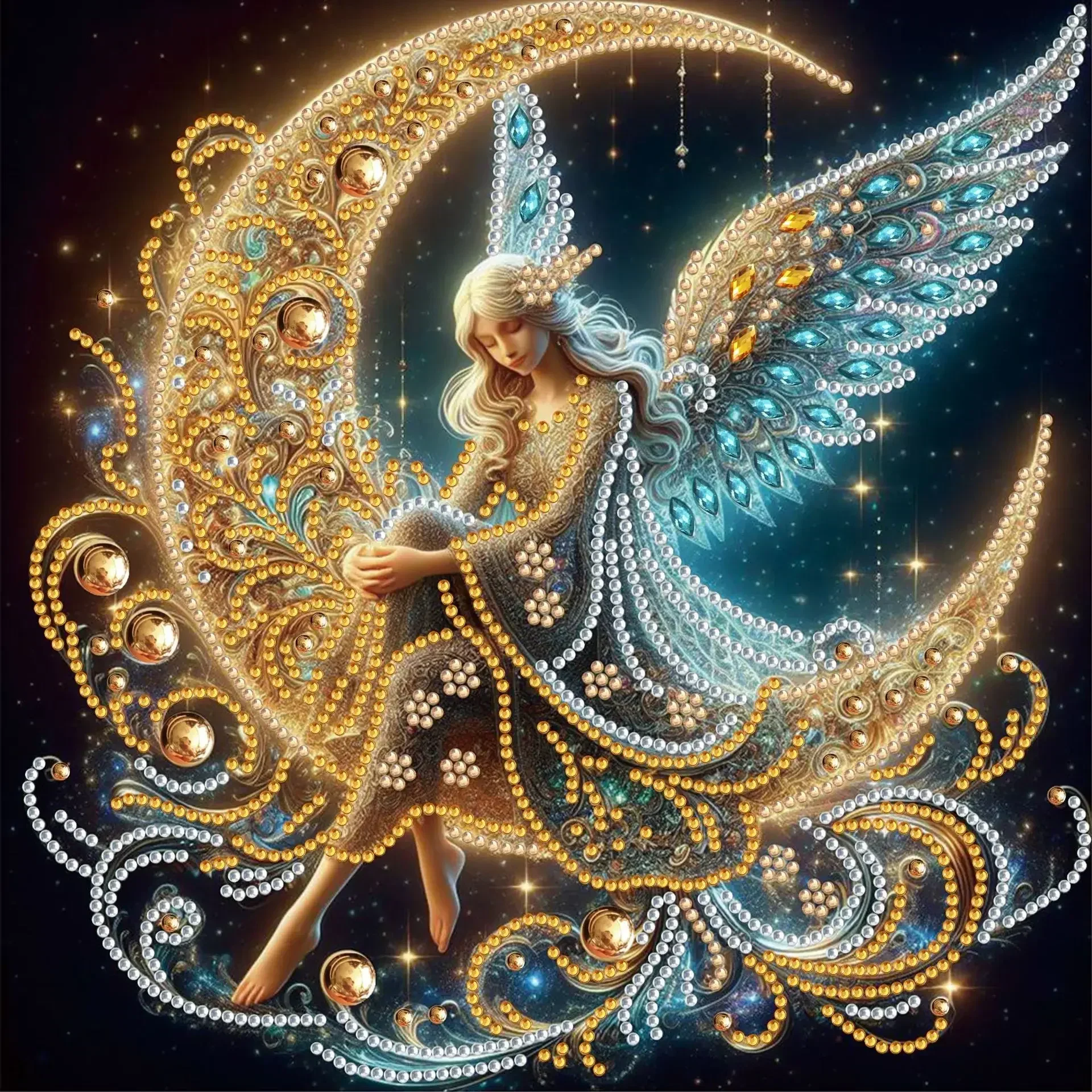 Diamond Painting Diamond Stickers Diy Handmade Material Package Frameless Decoration Handmade Stickers Special-shaped Diamonds