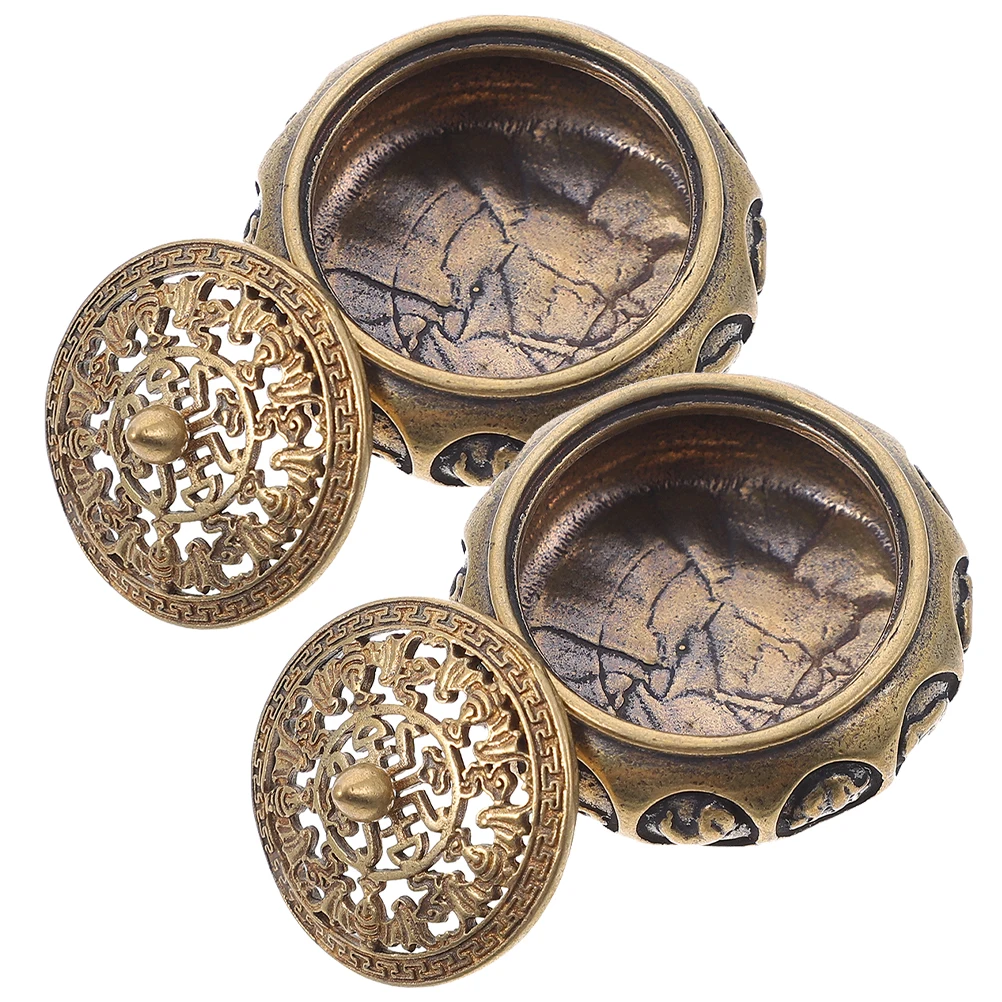 

2Pcs Chinese Zodiac Incense Burner Decorative Aromatherapy Stove for Bedroom Living Room Office Relaxing Air Purifier