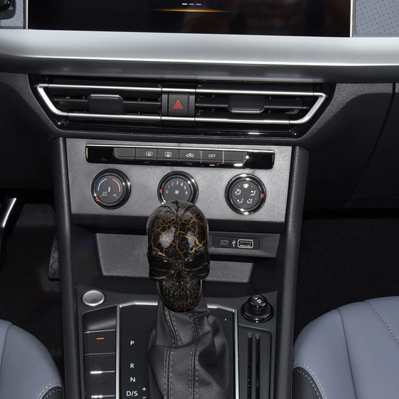 

Skull Gear Knob Resin Material Manual Shifter Car Parts Unique Gothic Style Easy Install Shift Lever Hoodie Baby Automotive