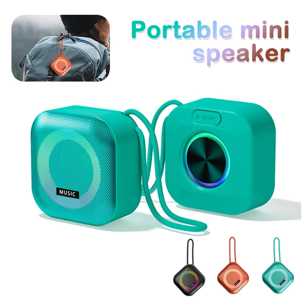 

Mini Bluetooth Speaker Outdoor Portable Mini Sound Subwoofer Light Emitting2025Audio Wireless C6 Waterproof Mobile Phone Car