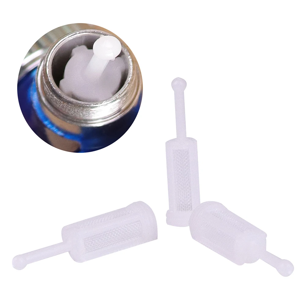 10/20pcs Plastic Gravity Type Spray Gun Spray Filter Pot Diameter 11mm Length 36mm