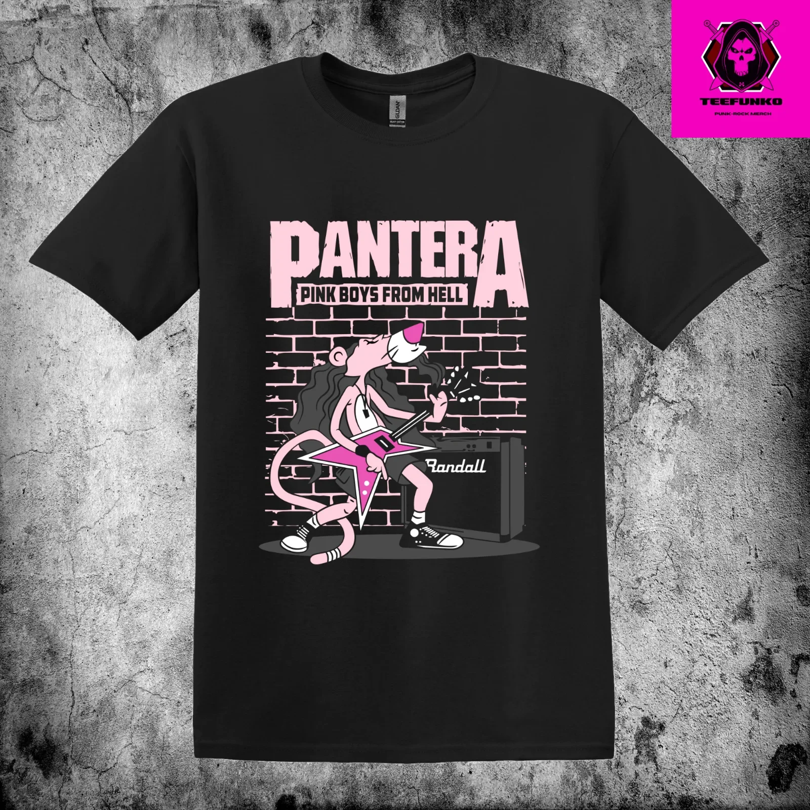 Pantera Classic Rock Band Tee Unisex Quality Heavy Cotton T-SHIRT S-3XL �