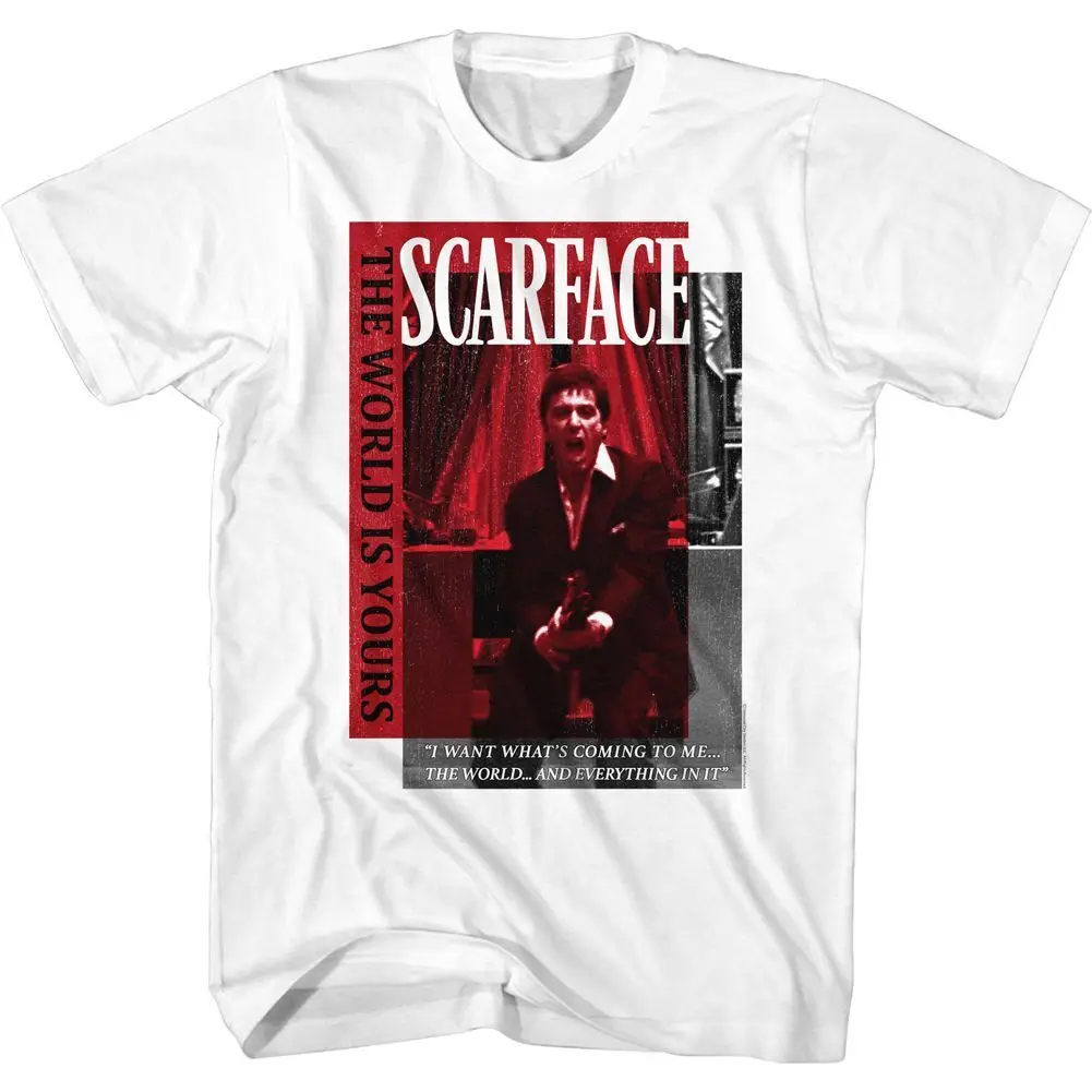 Scarface Scarlet Box Overlay Movie Shirt