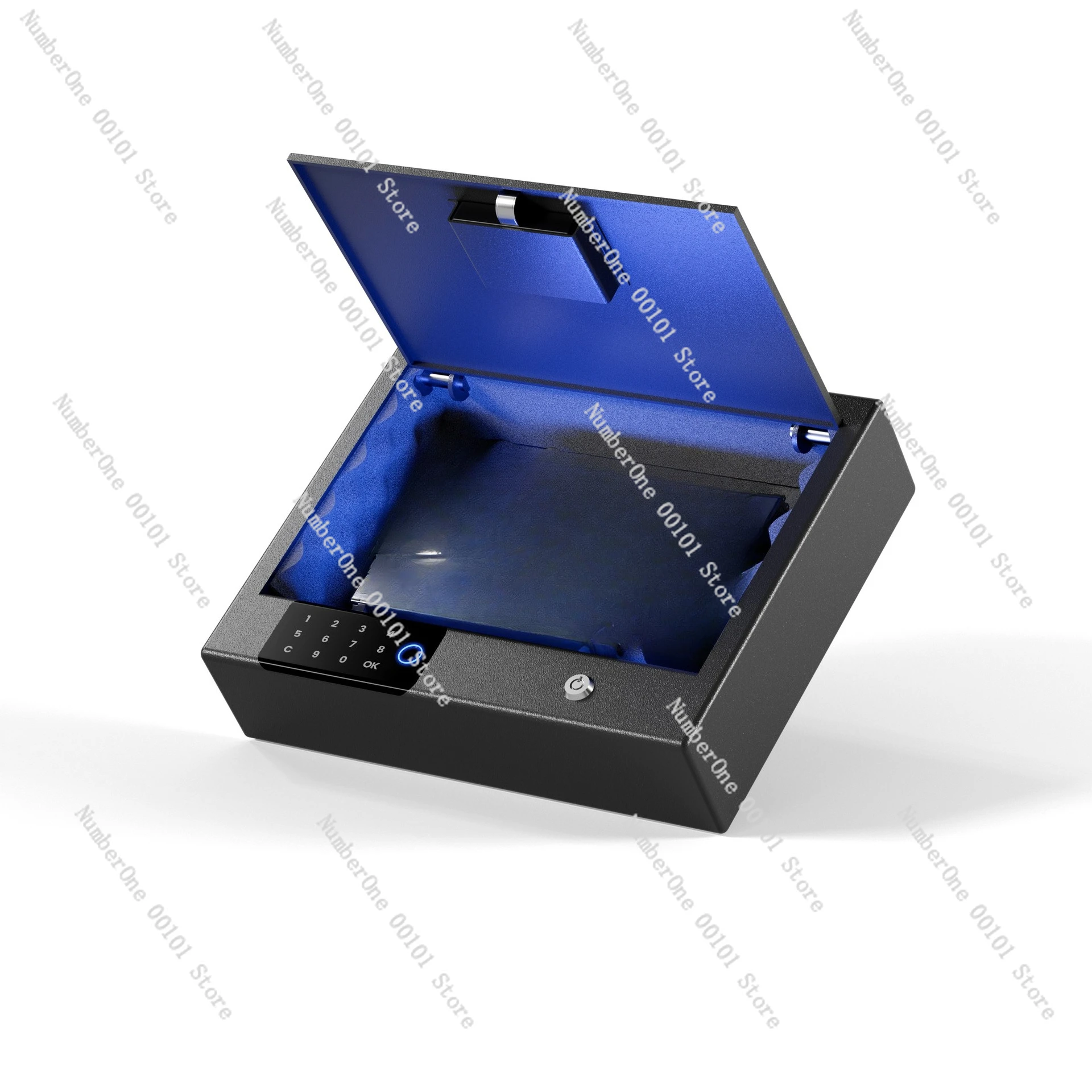 

Pistol cabinet, safe, fingerprint password, small car-mounted pistol cabinet.