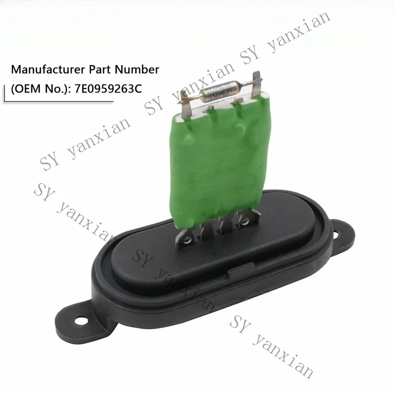 SY+ Heater Blower Fan Motor Resistor 7E0959263C For VW Amarok Touareg Transporter T5