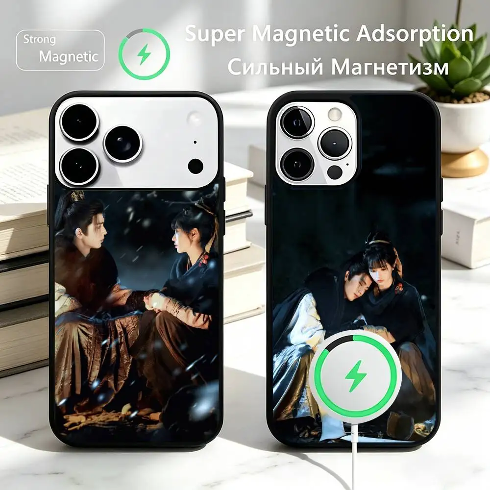 

Pursuit of Jade Phone Case For iPhone17,16,15,14,13,12,11 Plus,Pro Magnetic with Magsafe Wireless Charging