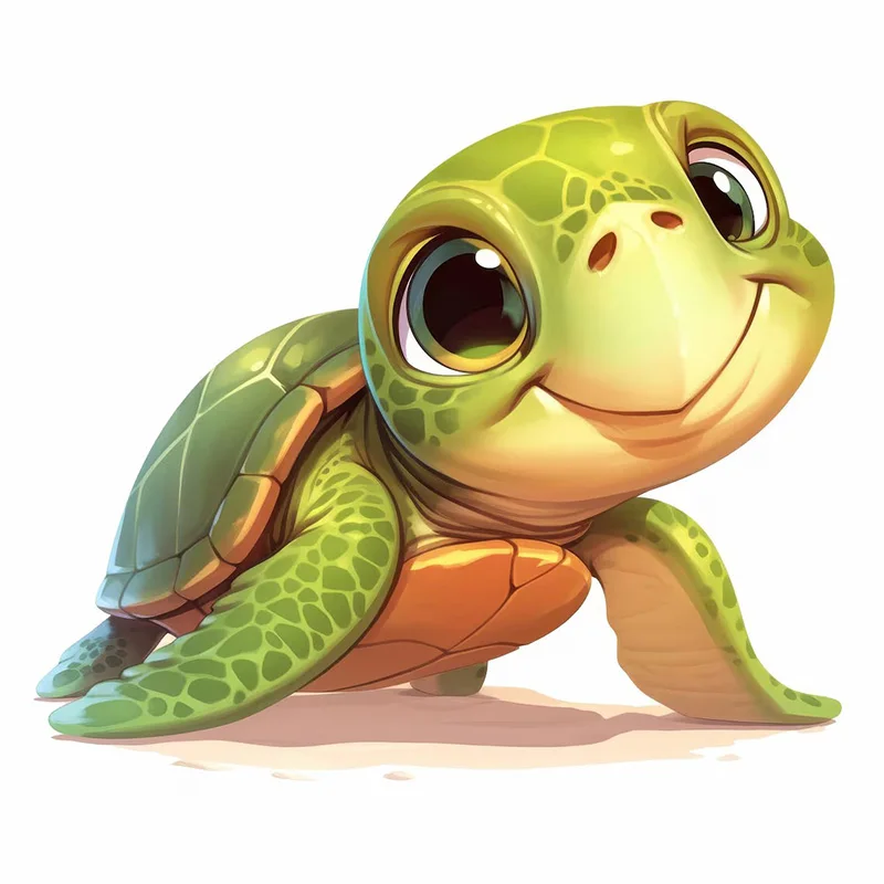 Cute Baby Turtle Toilet Stickers, Bright Wall for Home, Cabinet, Door,Decoration, Vinyl Car Decals, Art Wallpaper