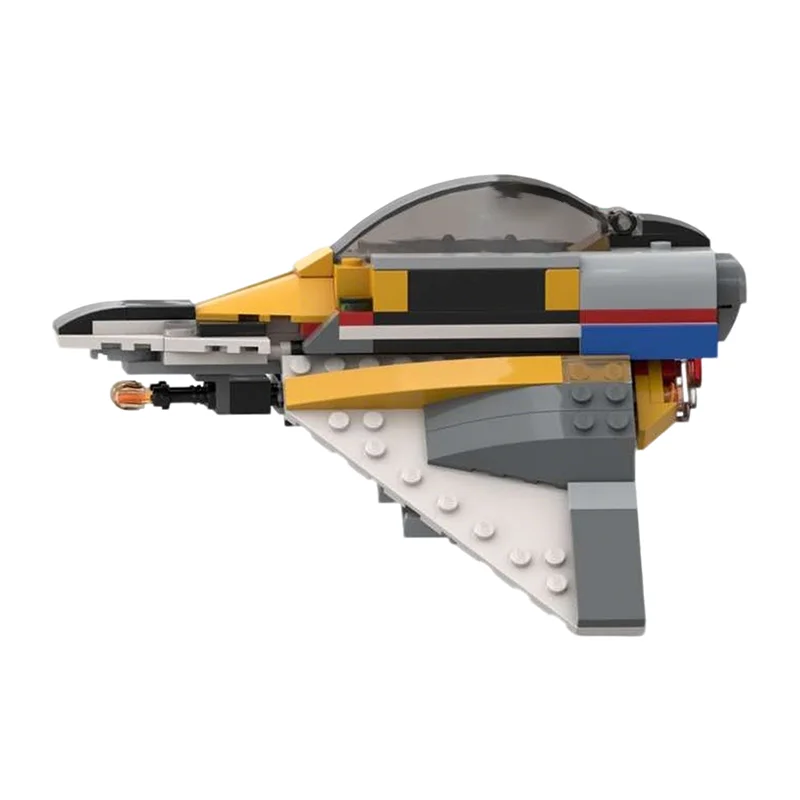155pcs MOC City Starfighter Model Building Blocks Christmas Gifts Brick Birthday Idea DIY Collection Creative Assemble Display