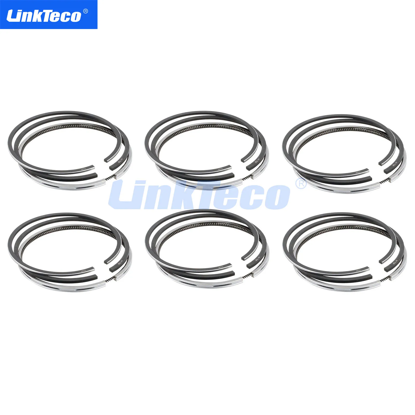 

6x Piston Rings Set For Audi A4 A6 A7 A8 2.8 3.2 FSI BDX AUK BKH