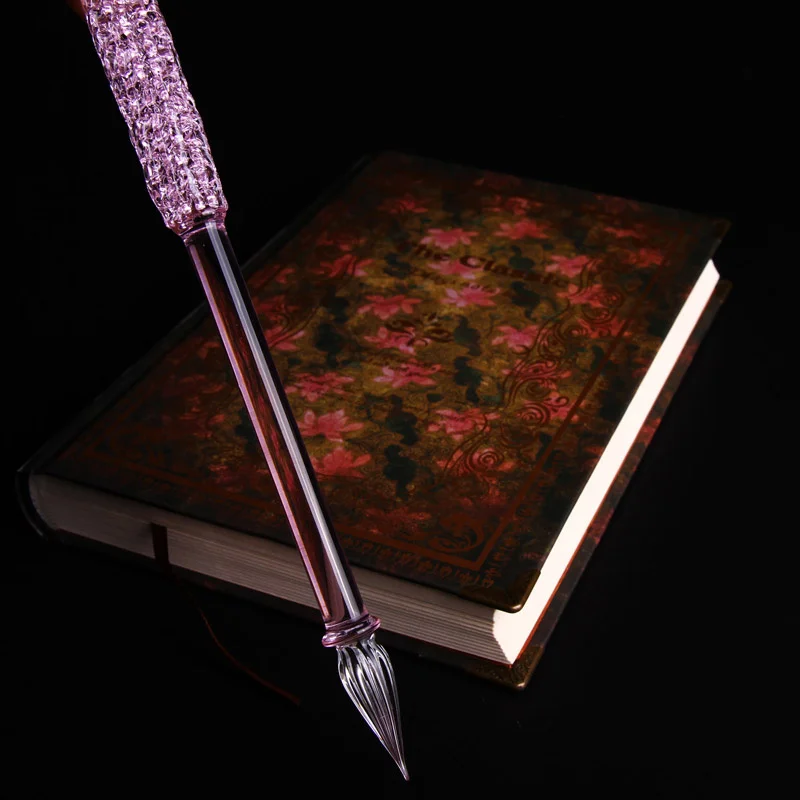 Collection Colors  Transparent Crystal Glass Dip Pen[ Creative Gifts