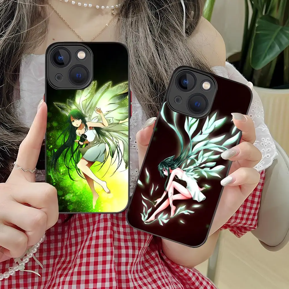 Чехол для мобильного телефона Saya no Uta для iPhone 17, 16, 15, 14, 13, 12, 11 X XR XS 8 7 Pro Max Plus, мини-цветный силиконовый чехол, роскошный красивый