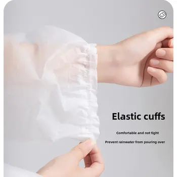 專業EVA雨衣 - 防風防水全覆蓋雨衣 - 加厚男女通用戶外裝備,適合旅行/露營 10 最佳銷售 長版雨衣 - №7