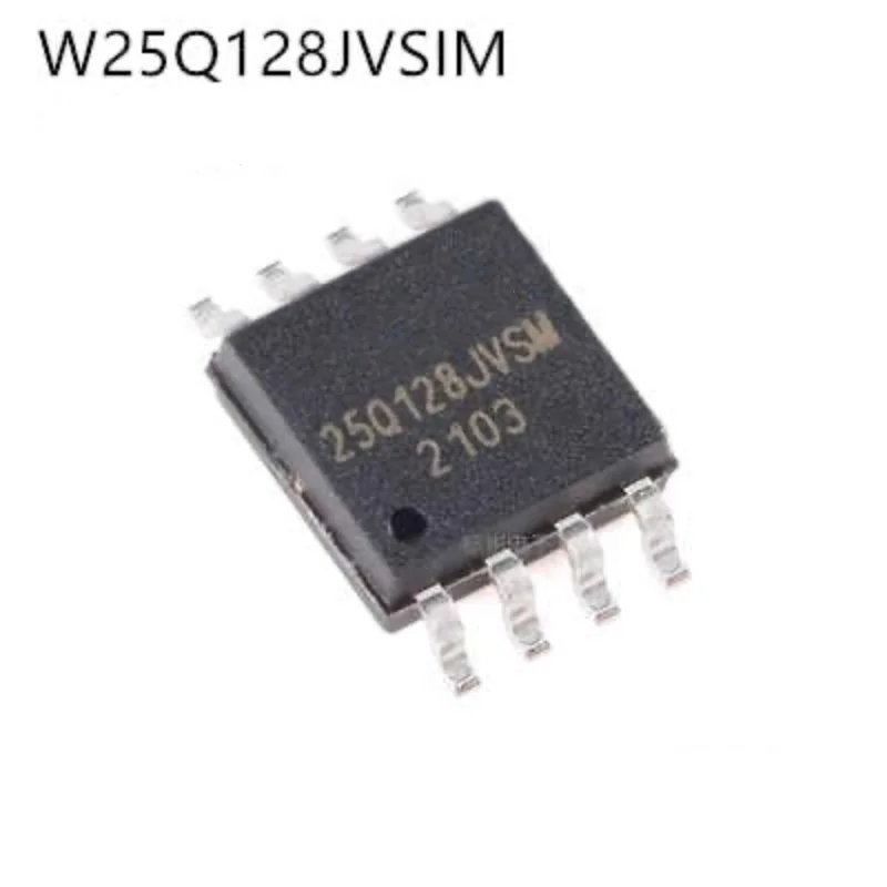 5~50PCS 100% New original W25Q128JVSIM 25Q128JVSM package:SOP8 FLASH-NOR 128Mb memory chip
