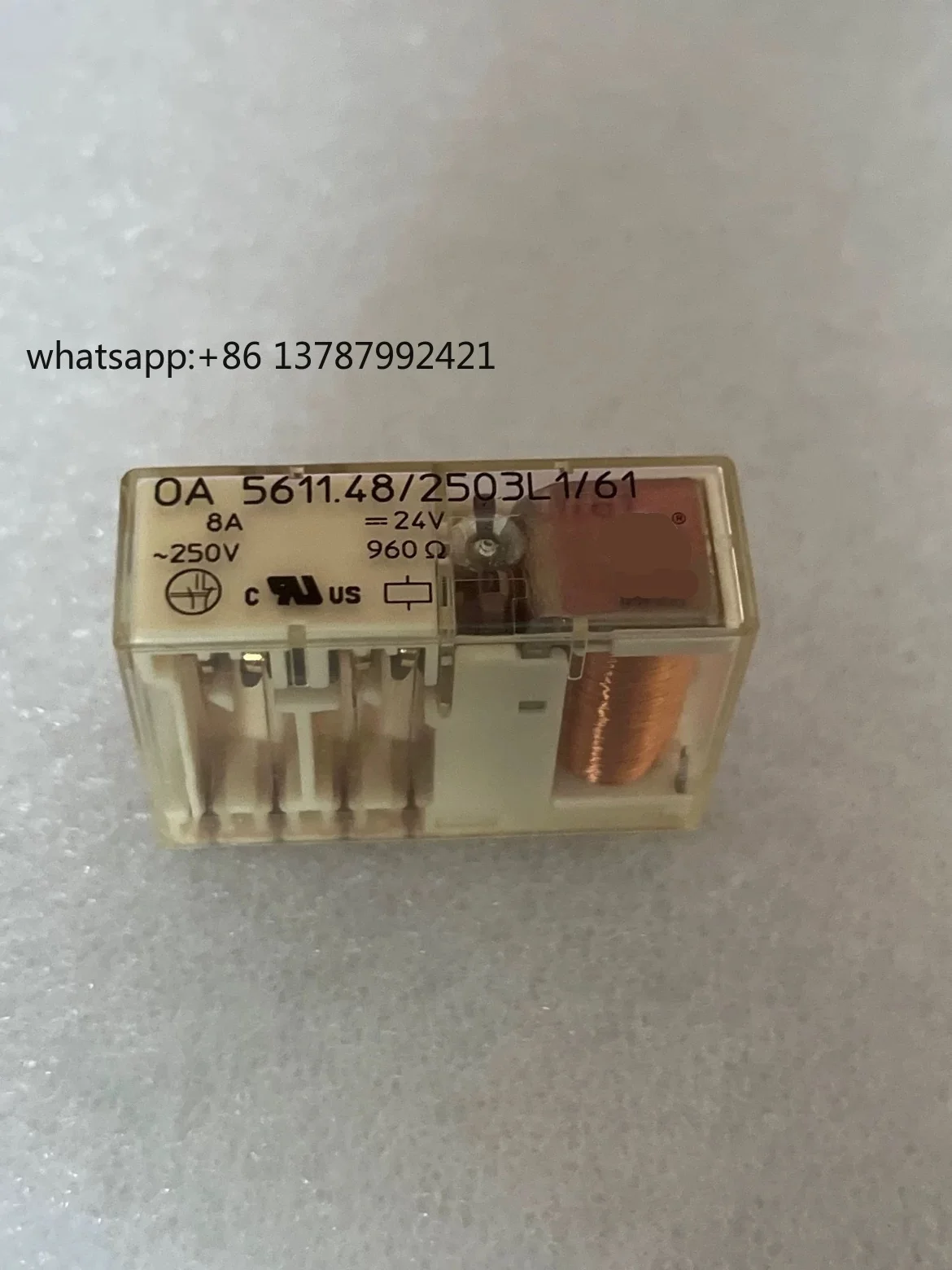 1pcs 100% original Disassembly genuine relay:OA 5611.48/2503L1/61 24V  safety relay Disassemble and test well