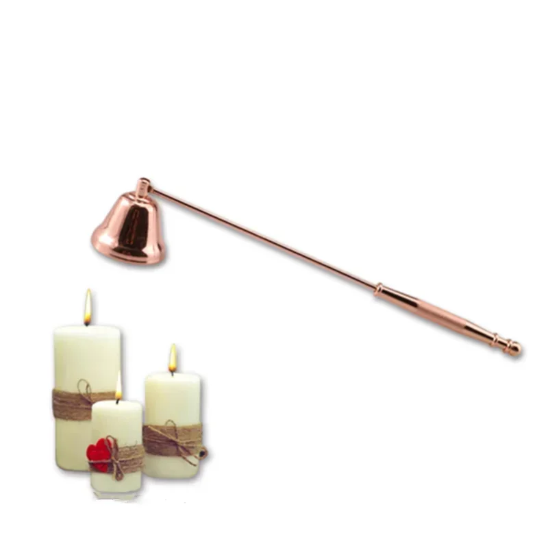 Candle Put Off Tool Stainless Steel Shaped Manual Candle Snuffer Wick Trimmer Cover Wax Extinguisher for Candlestick
