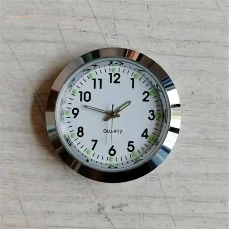 Mini Clock Insert Round Clock Movement Clock Dial Bezel Arabic Numerals Dropship