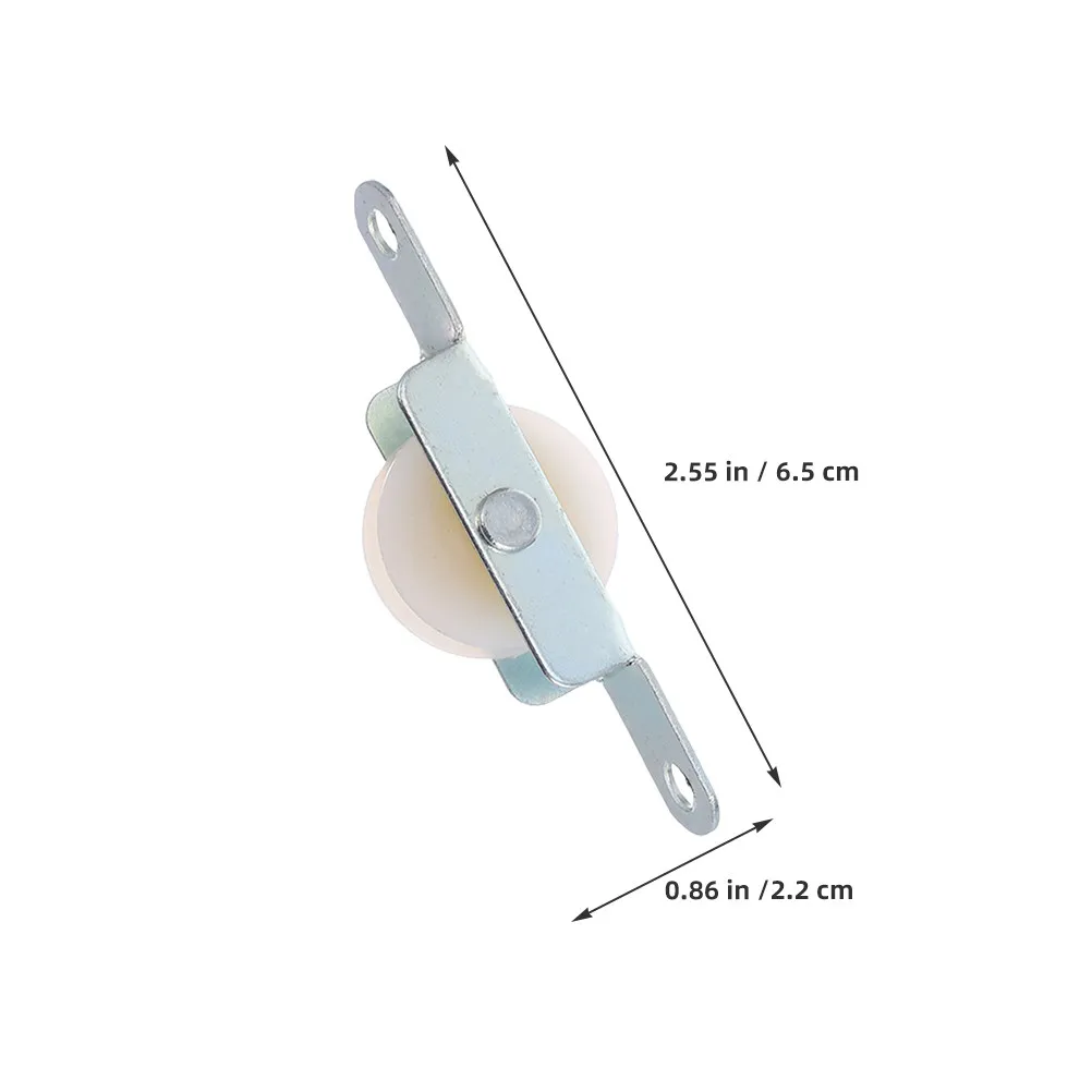 5Pcs Outdoor Umbrella Accessories Heavy Duty Sliding Pulley Bracket for Parasol Repair Replacement Pulley Wheels Garden Patio