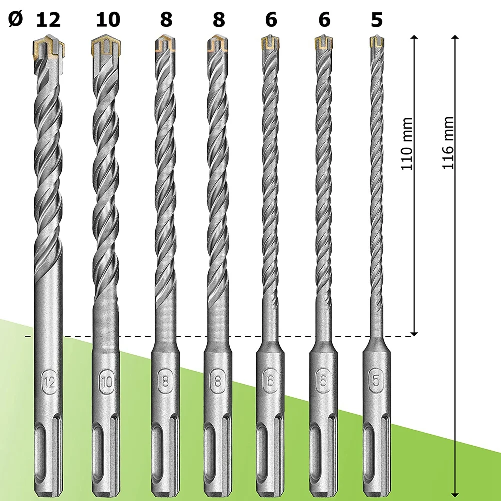 BOM-conjunto de broca de serraria-conjunto de broca de concreto conjunto de broca diâmetro de concreto 5-12x160mm conjunto de broca