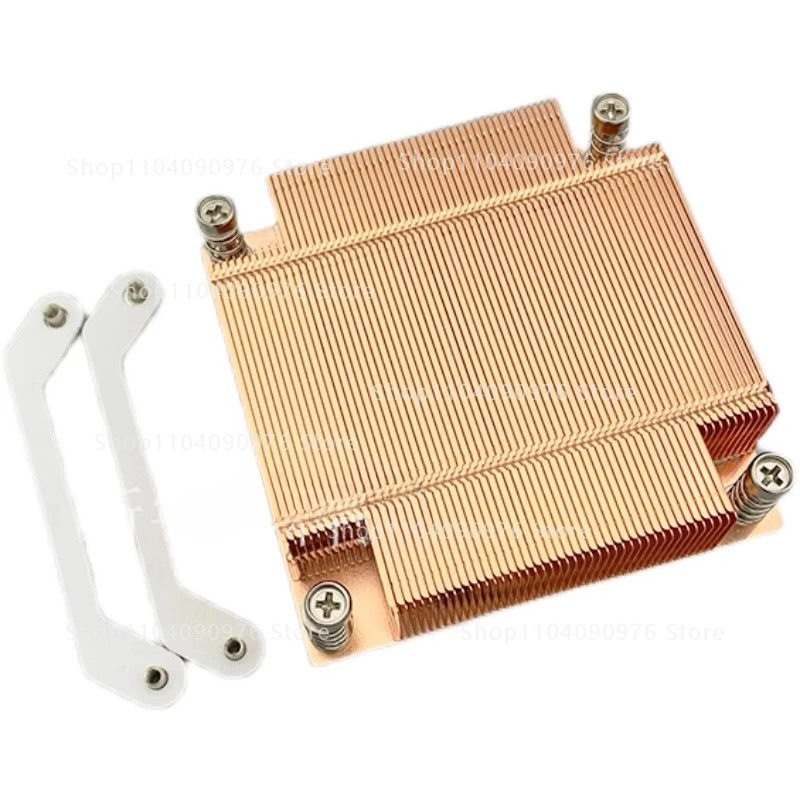 

Brand New Thin 1700/115X/1200 1U Server Desktop Computer CPU Cooler Heatsink Copper Base