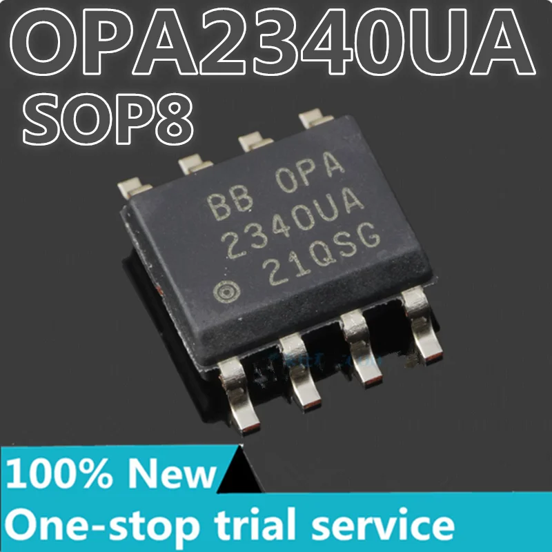 5-50PCS %New OPA2350UA OPA2340UA OPA2353UA Silkscreen 2350UA 2340UA 2353UA SOP8 High precision low noise operational amplifier