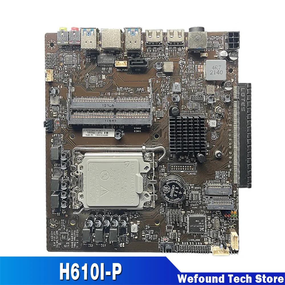 Side Board LVDS All-in-one Motherboard Aviation Head 19V H610I-P