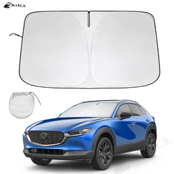 Car Windshield Sun Shade for Mazda CX-30 CX30 2018-2021 2022 2023 2024 CX 30 Accessories Reflector Sunshade Offers Protection