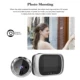 2.8 inch LCD Color Screen Digital Doorbell Eye Doorbell Electronic Peephole Door Camera Viewer Door Bell for Home Security