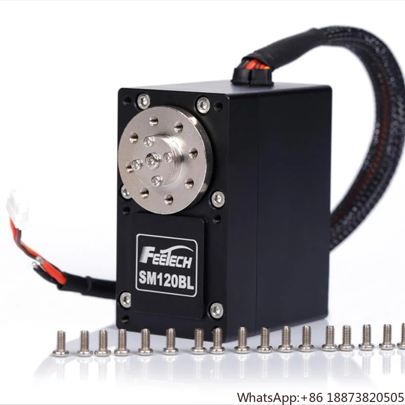 

high performance SM120B 24V 120kg.cm RS485 Modbus-RTU High Torque Metal big servo intelligenceArm Model Airplane Fixed Wing