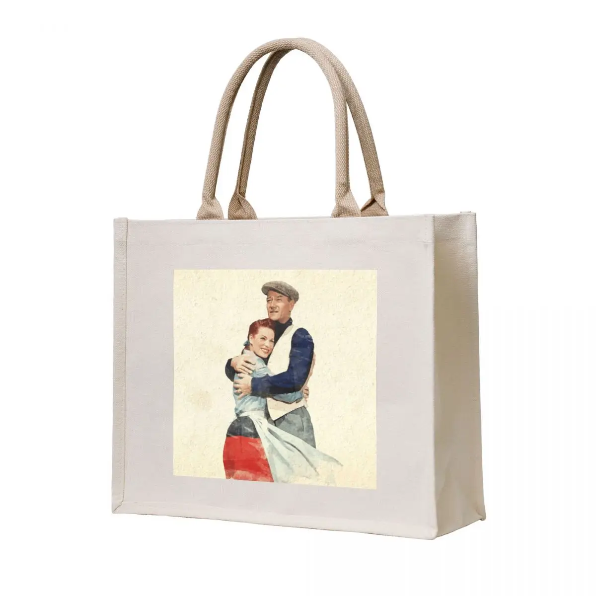 The Quiet Man - Watercolor Tote Bag shopping bag logo bags woman 2025 bags luxury women Women's bags