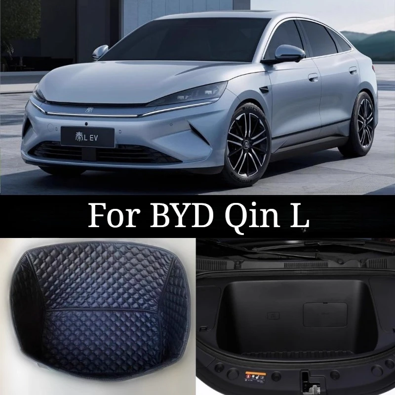 For BYD Qin L Car Special Full-enveloping Storage Box Front Front Trunk Mat Trunk Front Mat Decoration Modification