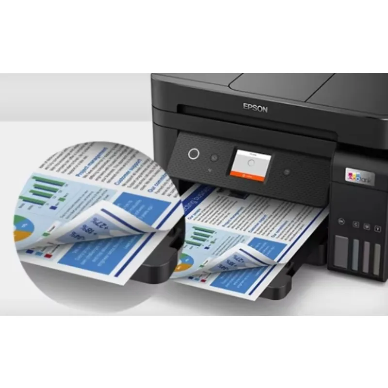 اتصال واي فاي جديد EP Son L6298 مطبوع على كلا الجانبين A4 طابعة ماكينة فاكس تجارية متعددة الوظائف ملونة جديدة #5