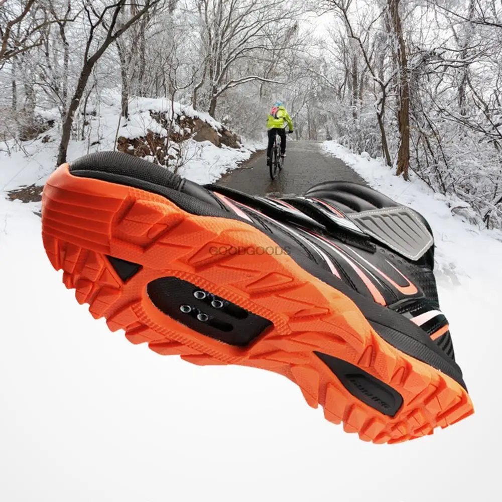 Tiebao Autumn Winter MTB Mountain Bike Boots High Ankle Cycling Shoes Men Sports Shoes For Cycle Hiking Anti-slipery Outsole