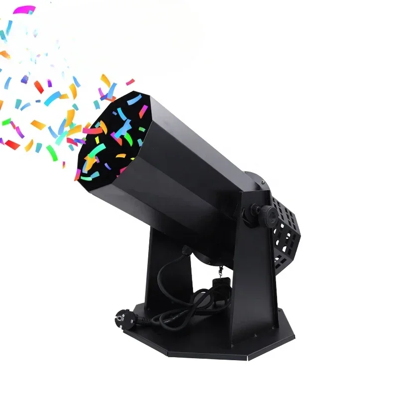 Dj Bar Party Confetti Cannon Jet Machine Wedding Stage Atmosphere Equipment Remote Control 1500w Confetti Machine Paper