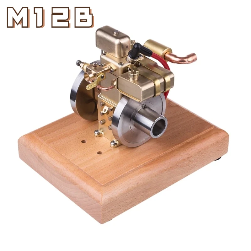 Single-cylinder Four-stroke Water-cooled M12B/M12B-P9O Mini Gasoline Engine Upgrade Internal Combustion Engine Model Toy