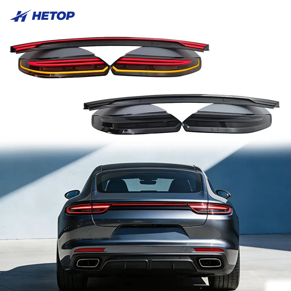

Hetop Auto Full-Width Strip Through Shape Taillight for Porsche Panamera 970.2 2010-2016 New Upgrade Sequential Rear Lights