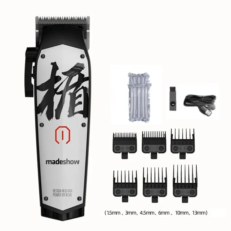 MadeShow M10M11 Professional Hair Clipper + Trimmer Set 0.1mmHair