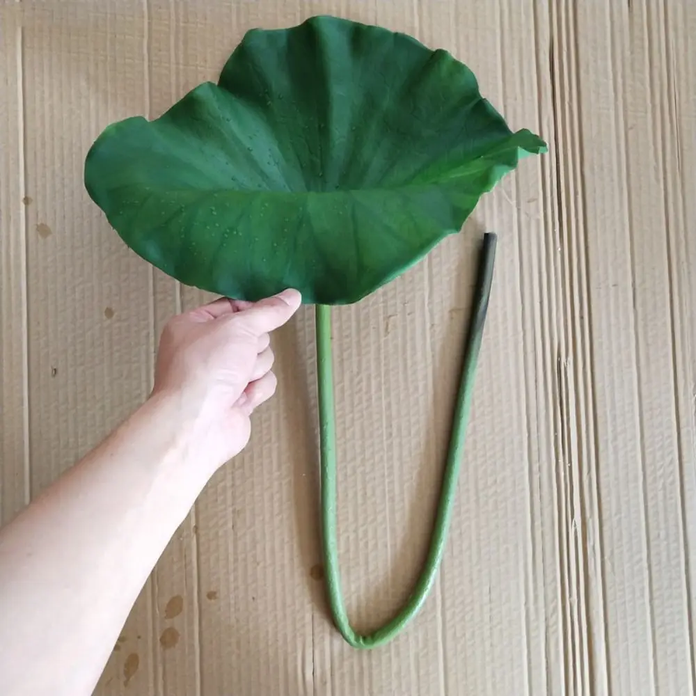DIY Decoration Artificial Flower New Landscape Long Stem PU Green Plant Artificial Flower Pole Lotus Pod Artificial Lotus