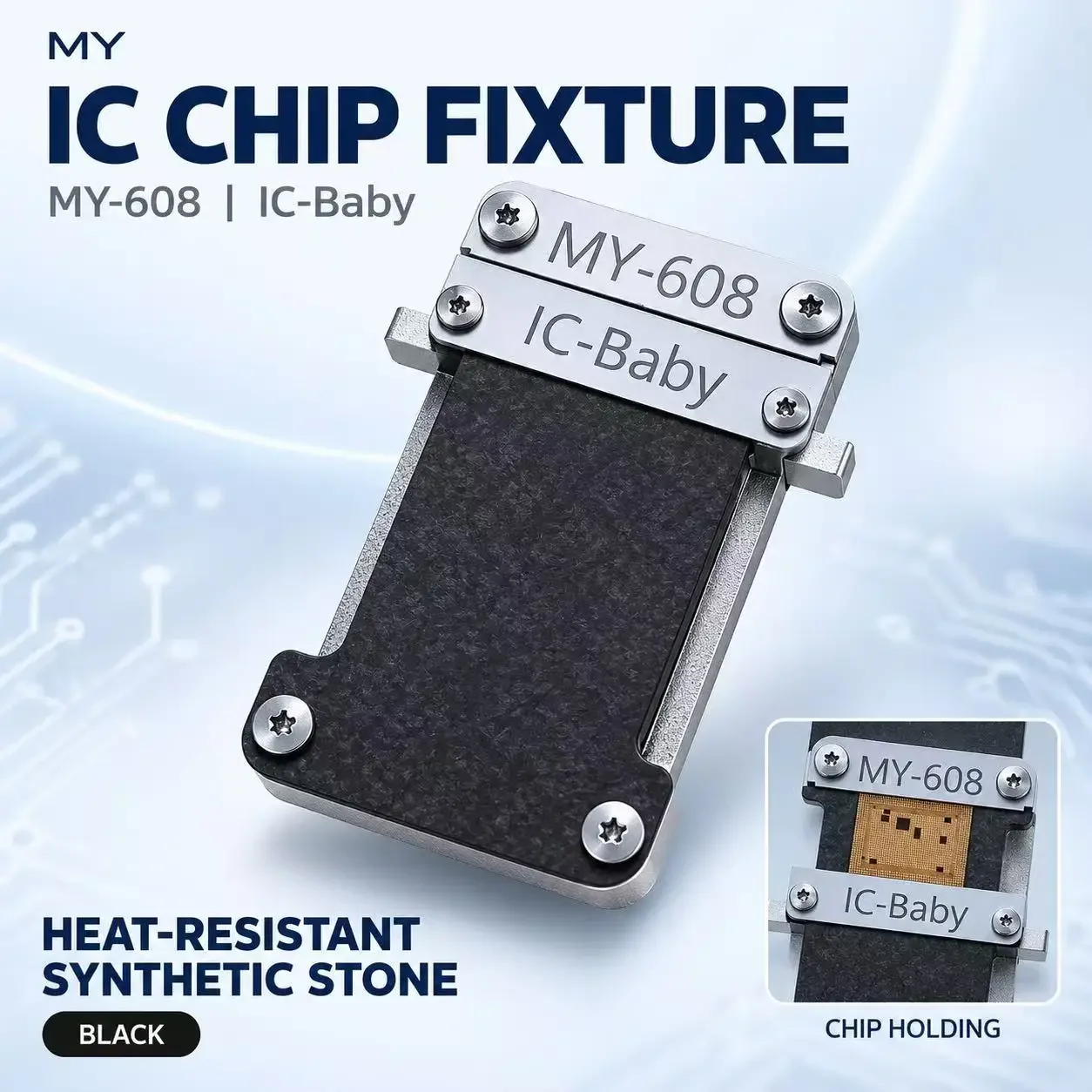 MR YANG MY-608 IC-Baby Präzisionshalterung BGA-Chip-Vorrichtung für Handy-Motherboard CPU IC Reballing & Löt-Reparatur