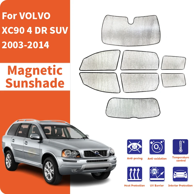

Custom Car Window Sunshade Anti-UV Car Sun Window Visors Sunshade Covers Accessories For VOLVO XC90 4 DR SUV 2003-2014