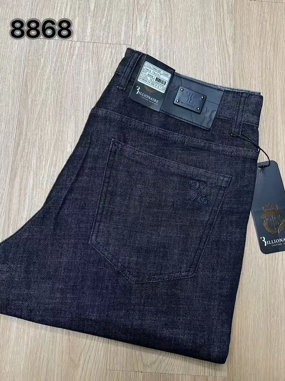 

Мужские джинсы Billiard Bla с вышивкой, повседневные, с низкой/средней посадкой, джинсовые брюки с вышивкой, на все сезоны