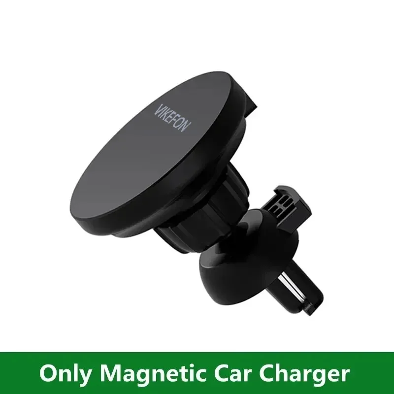 VIKEFON Magnetische Auto Draadloze Oplader Voor iPhone 12 13 14 15 pro max Air Vent Auto Telefoonhouder Stand Snelle Auto Opladen - afbeelding 1