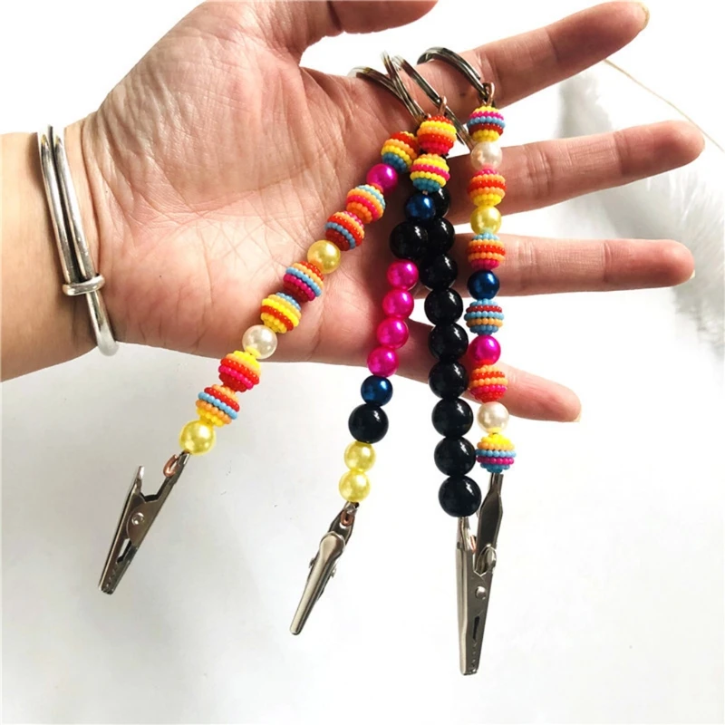 Credit Card Puller  Acrylic Debit  Card Grabber with Pom Pom Ball & Plastic Clip Suits Long Nails Girls Gift