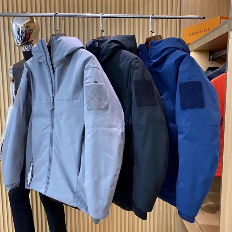 DulParkas-Vestes d\'extérieur à capuche avec plusieurs poches, imperméables, ultra légères, résistantes à l\'usure, coupe-vent, déshumidification