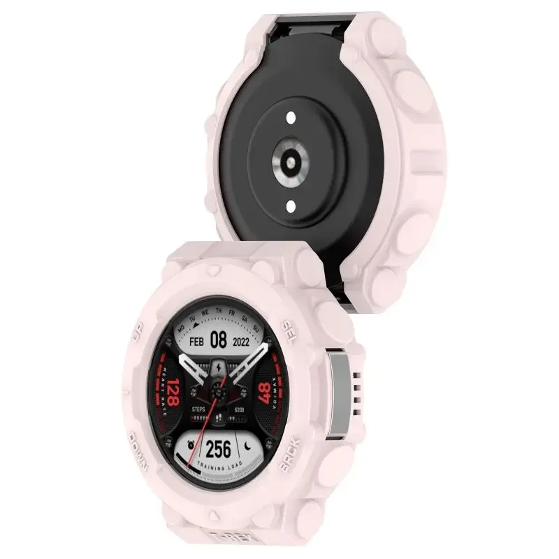 حافظة حماية من السيليكون لساعة Amazfit T-Rex 2 الذكية حزام سيليكون واقي مصد السيارة غطاء شل Amazfit T-Rex 2 ملحقات #4