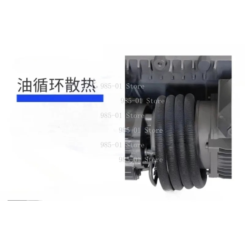 220V/380V rotary vane suction vacuum machine, high-efficiency motor driven vacuum pump for industrial use