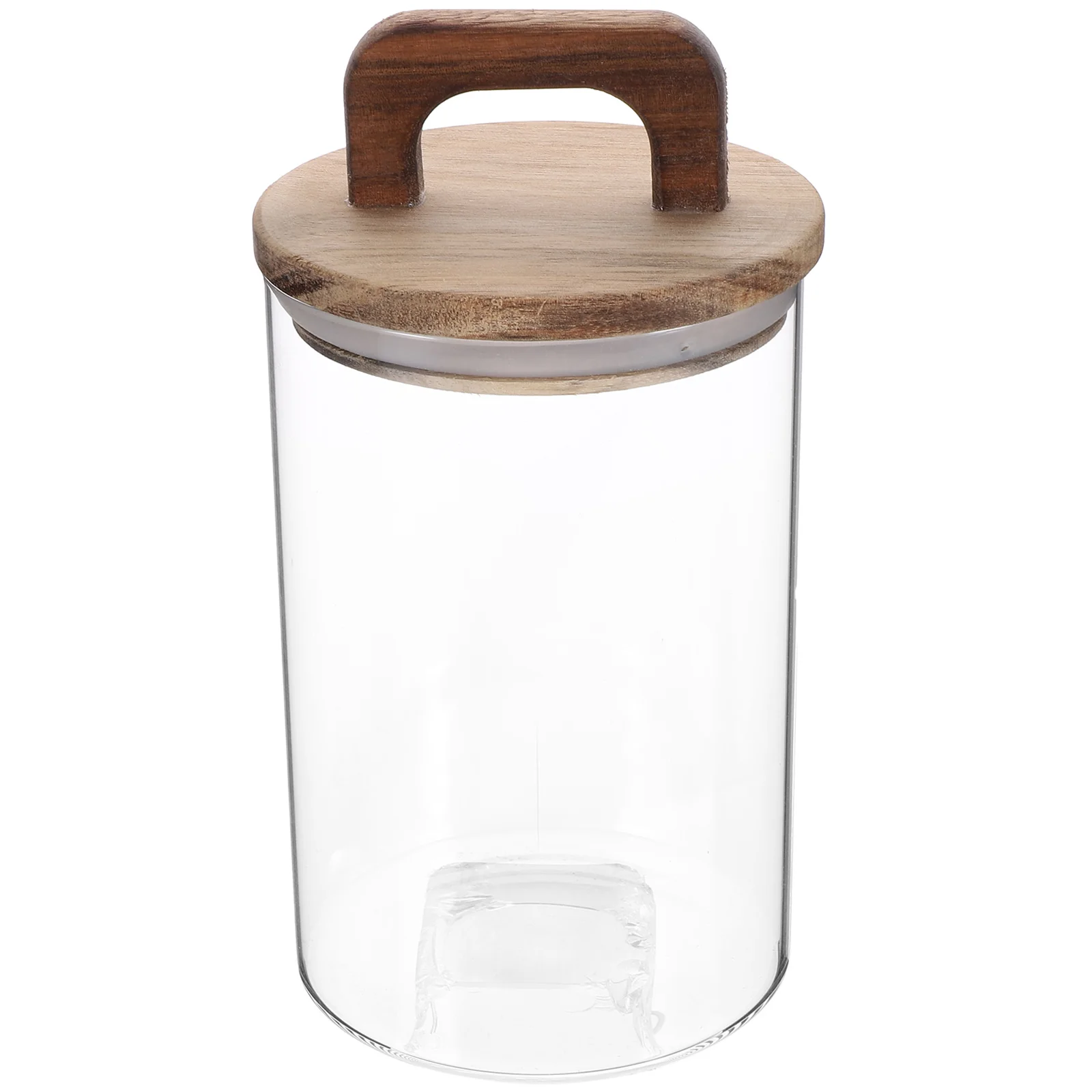 Glass Canisters Lids Clear Sugar Food Containers With Lids Coffee Canister Airtight Glass Food Storage Jars Handle Tea Sugar